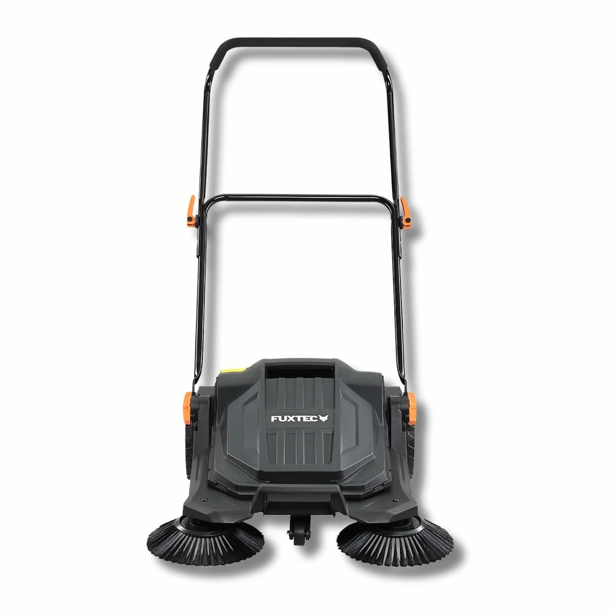 FUXTEC Handkehrmaschine FX-HK65, Kehrgerät für mittlere bis größere Außenbereiche, 650 mm Arbeitsbreite, 20 L Kehrbehälter, Flächenleistung bis ca. 2000 m², ergonomisches Design