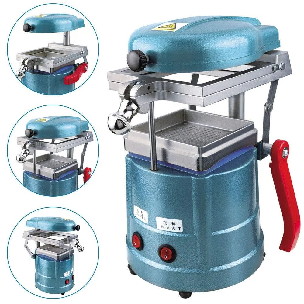 800W Vakuum-Tiefziehgerät, Dental Vacuum Forming Machine Thermoforming Vakuumformer Dentallabor Forming Tiefziehgerät für Zahnpflege des Formteils