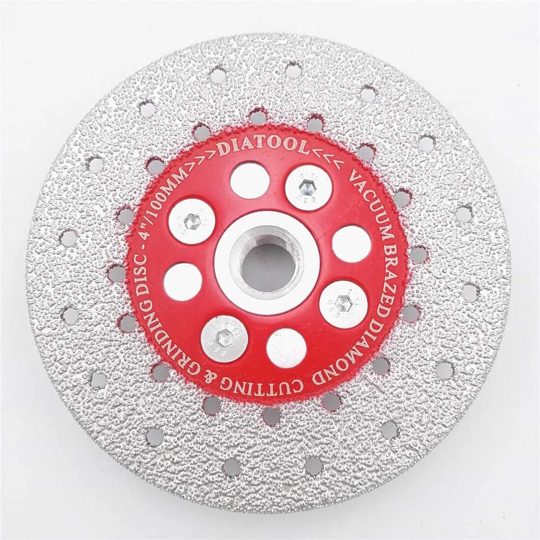 Doppelseitige vakuumgelöteten Diamant-Ausschnitt-Schleifscheibe M14 Gewindeschneid Shaping Polierstein Porzellan Räder Schleifscheibe (Color : 125mm, Size : 2pcs)