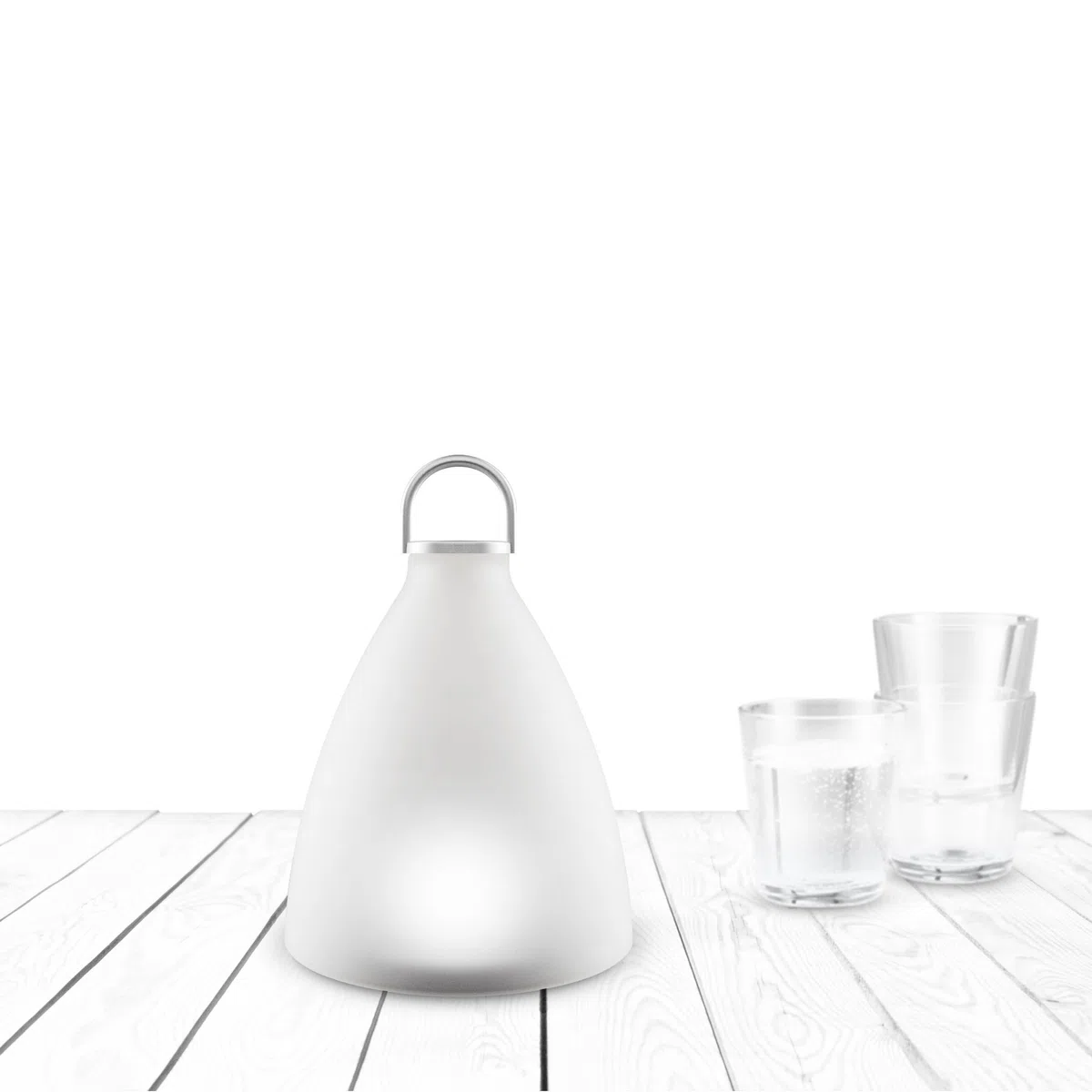 EVA SOLO | Sunlight Bell klein | Verstecktes Solarmodul | Frosted Glass