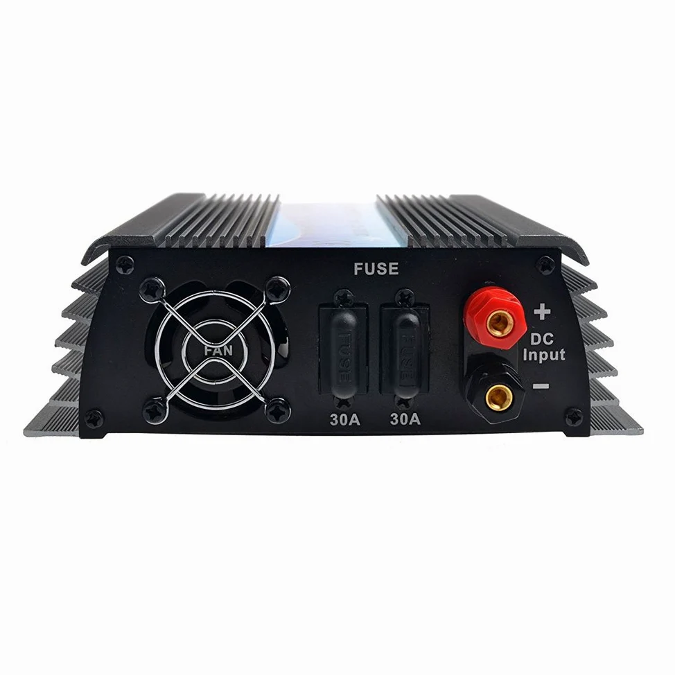 Y&H 600W Rasterfeld-Wechselrichter stapelbarer Voc20-24V-Eingang AC220V MPPT Reiner Sinus-Mikrowelleninverter für 12V-Solarpanel / 24V-Batterie