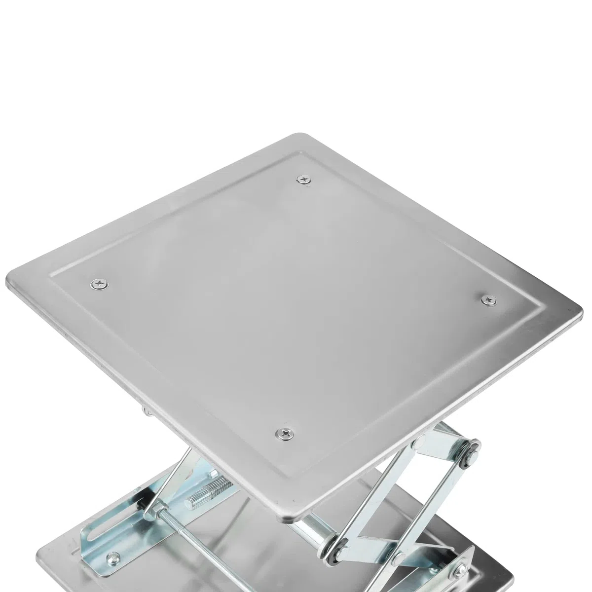 200 x 200 mm Laborscherenwagenheber, Laborwagenständer, Scherenhebebühne Hebebühne Höhe von 85 mm bis 280 mm, 1,5 kg