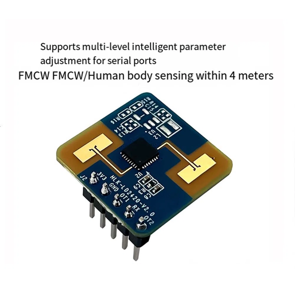 Jevina 1 Stück 24G MmWave LD2420 Human Presence Radar Sensor Induktionsmodul Human Presence Radar Sensor