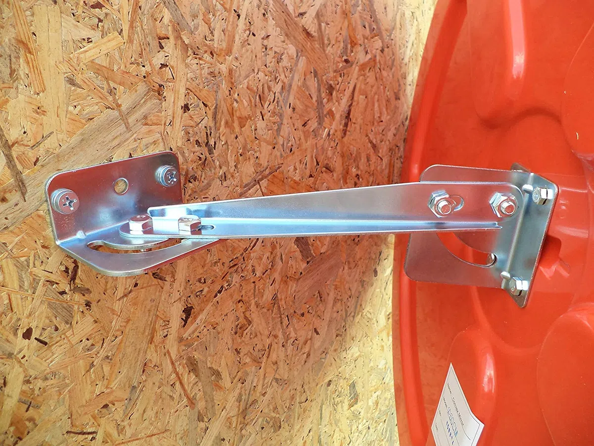 Konvexer Verkehrssicherheitsspiegel für Zufahrten, Lagerhäuser, Garagen und Geschäfte, Beseitigen Sie tote Winkel, im Innen- und Außenbereich (Durchmesser 60 cm, mit Wandhalterung)