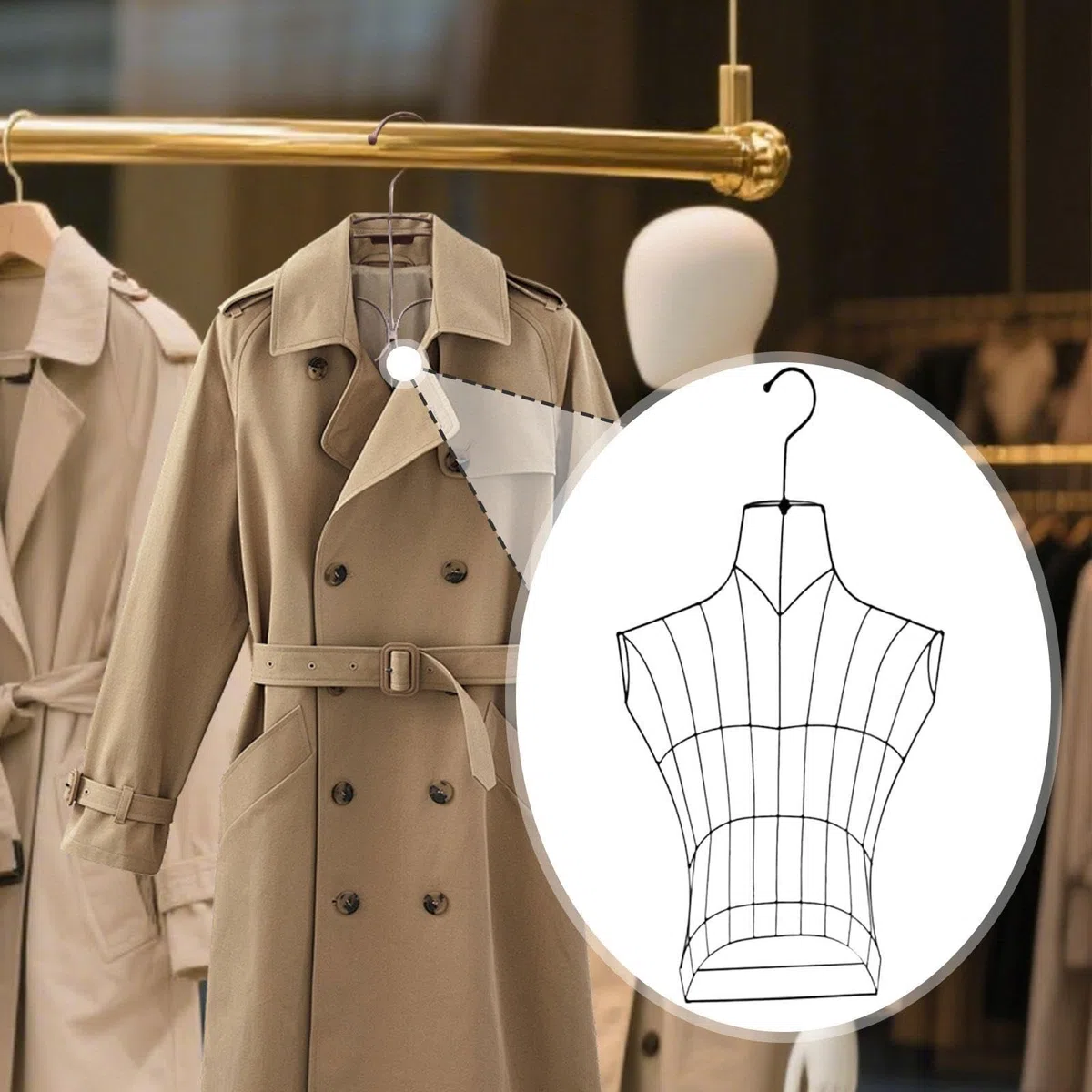 Hängende Männliche Halbkörper Torso Mannequin Torso Oberkörper Stabile Platzsparende T Shirt Display Schneiderpuppe für Geschäfte Und Anzugshows, Schwarz