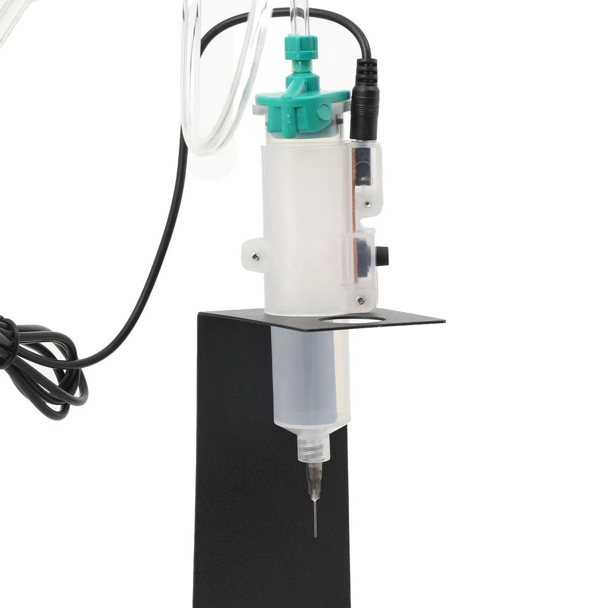 Halbautomatischer Klebstoffspender Digital Display Semi-Automatic Glue Dispenser Klebstoffspender Flüssigklebstoffspender 982 Lotpasten Halbautomatischer/manueller Betrieb (AC220V EU Plug)