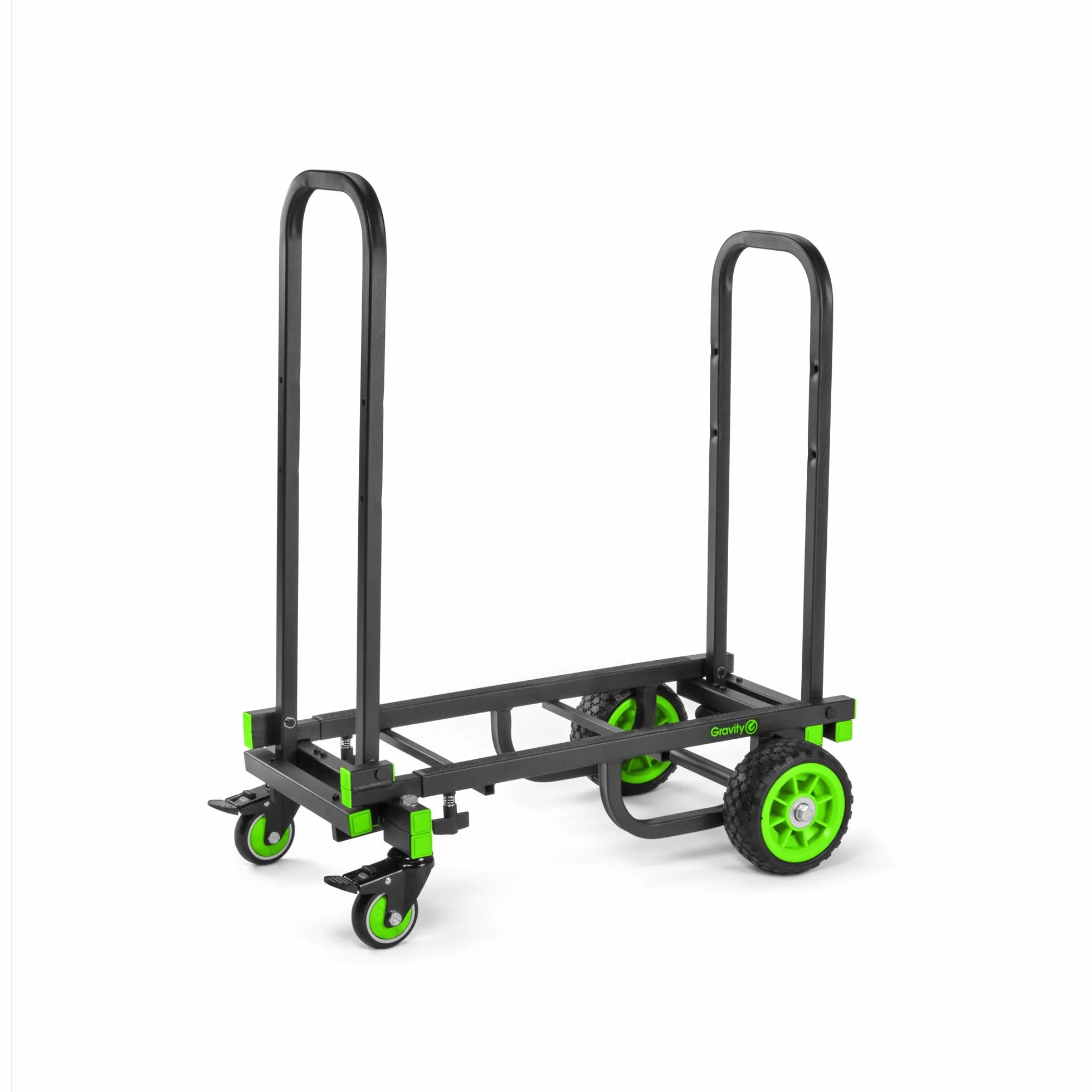 Gravity CART M 01 B - Multifunktionswagen (Mittel), Plattformwagen mit Traglast bis 150 kg, klappbar, schwarz