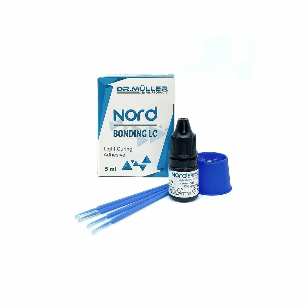 DR. MÜLLER Nord Bonding LC – 5ml lichthärtendes Einkomponenten-Adhäsiv – Dental Haftvermittler der 5. Generation – für professionelle Anwendung – Dentin & Schmelz-Adhäsion