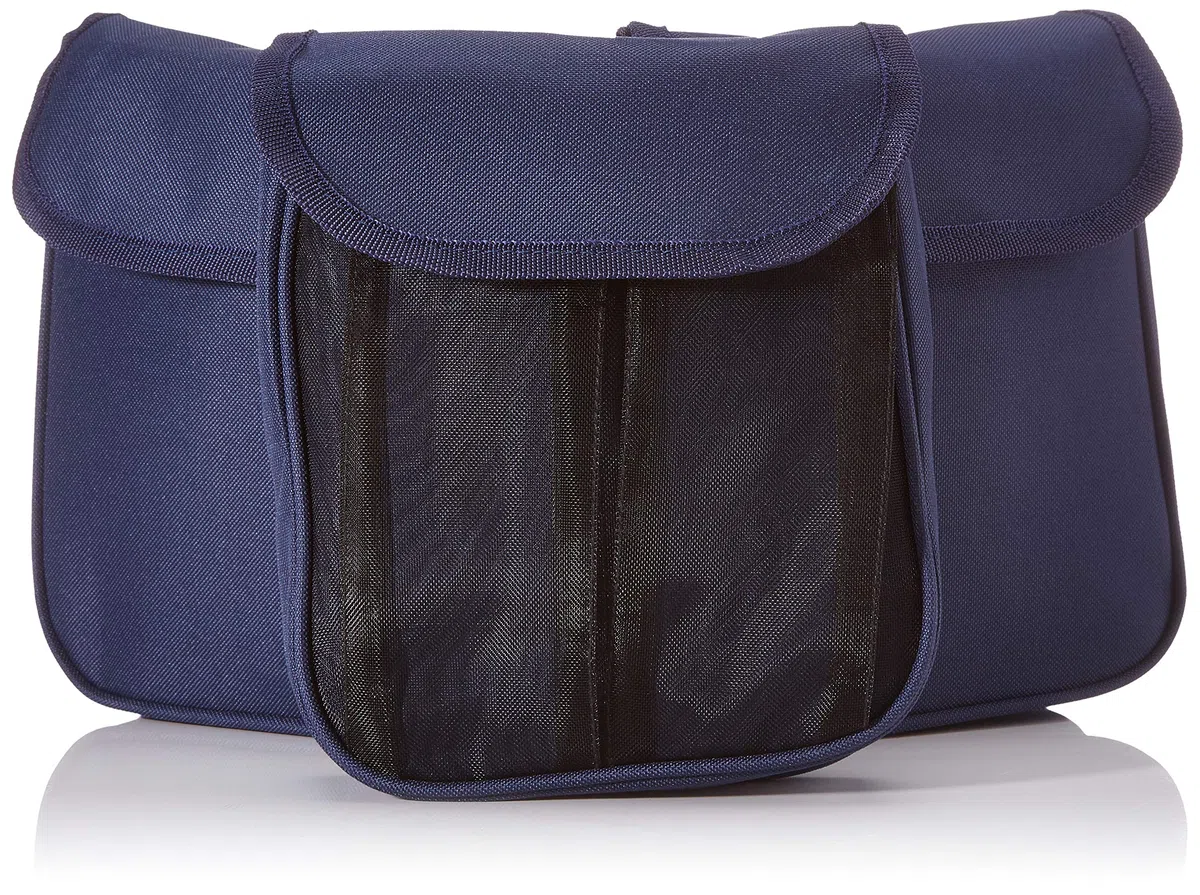 Gima - Leere Arzttasche Utility für medizinisches Personal, Halter für medizinische und Instrumente, wasserdichtes Polyester, Trennwände, Taschen, Gummibänder, abnehmbare Tasche, Blau, 36x22x25 cm