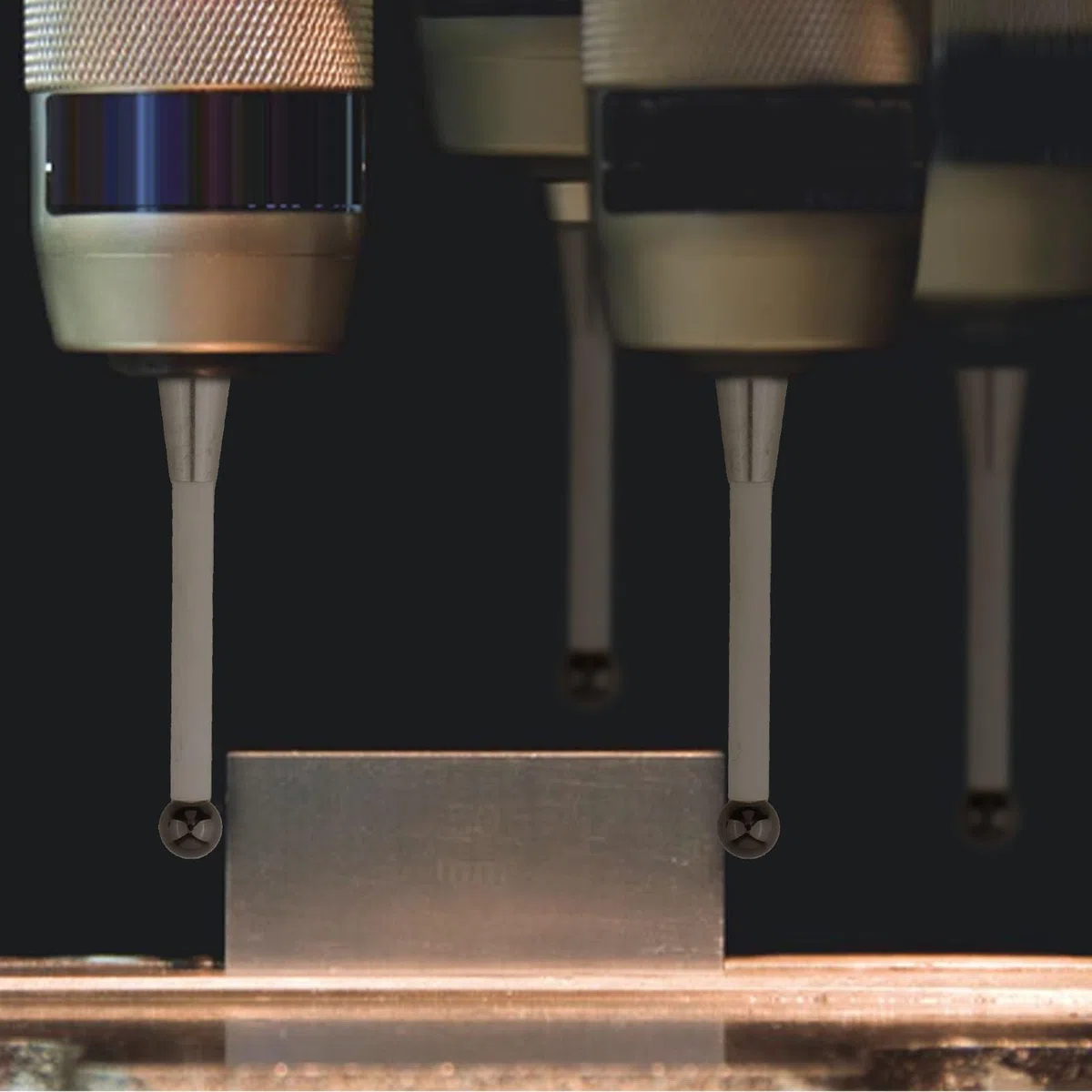 MMP25 Fotoelektrischer Kantenfinder, 3D-LED, Touch-Sonde für CNC-Werkzeugmaschinen, mit 0,001 mm Präzisionsmessgenauigkeit, Edelstahl (nur Stift)