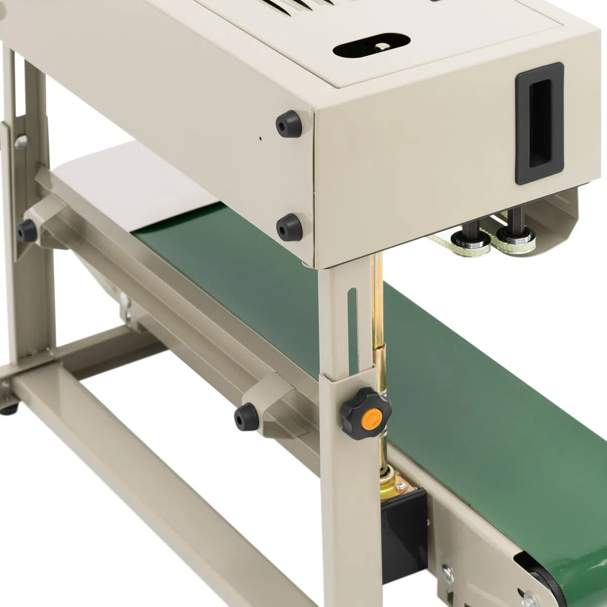 MSW MSW-CSMH-100 Automatische Versiegelungsmaschine vertikal kontinuierlich 6-12 mm Schweißnaht Förderband Siegelmaschine Beutel-Versiegelungsmaschine mit Notausschalter