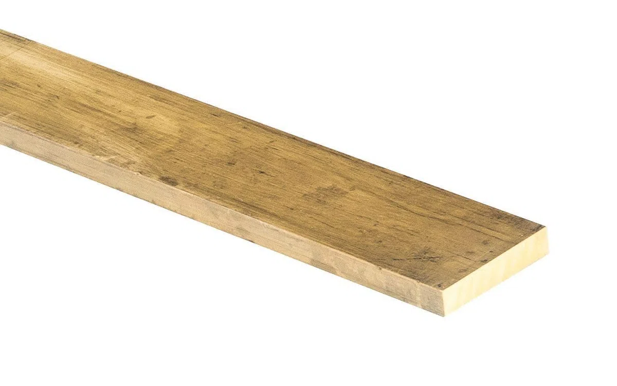 Messing Flachstange Messing Brass flat plain 20 x 10 mm x 2.000 mm +-5 mm