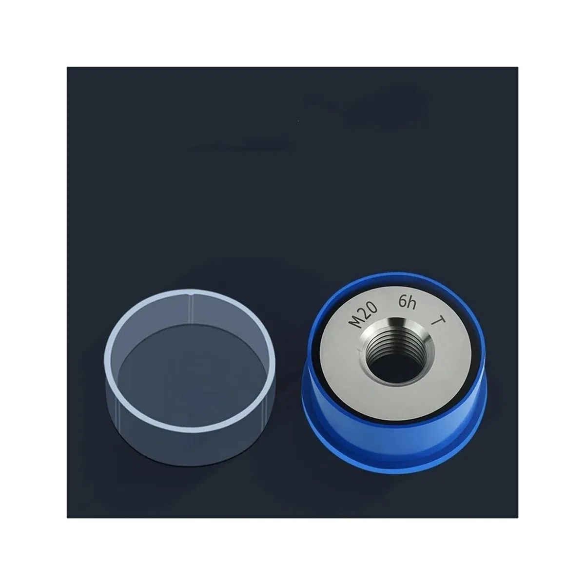 Gewinderinglehre 1SET M2.5-M8 Nicht-Standard Metrische Feine Zahn Gewinde Ring Gauge 6(M6X0.5 6h)
