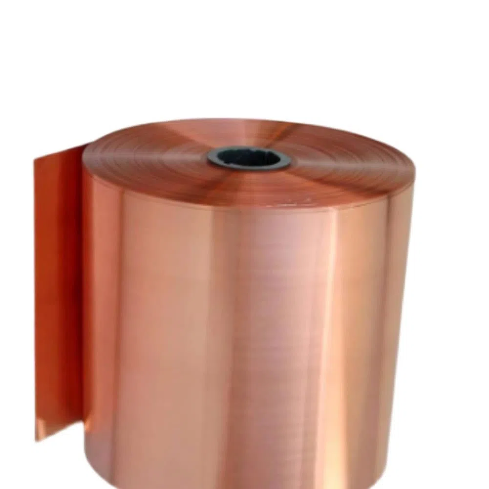 Rotes Kupferband, 0,5 mm x 50 mm, ca. 5 m lang, ein Kilogramm, für kleine Generatoren usw.