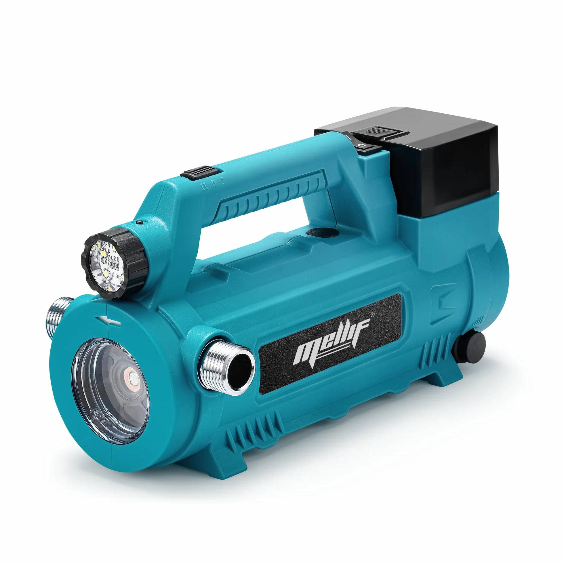 Mellif Wasserpumpe für Makita 18 V Akku, elektrische Gartenpumpe, kabellose tragbare selbstansaugende Pumpe, (nur Werkzeug, keine Batterie)