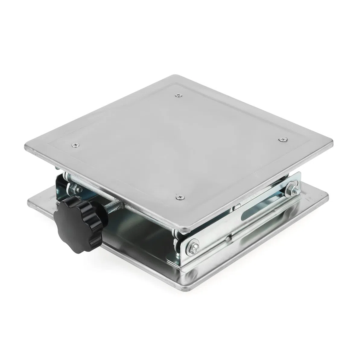 200 x 200 mm Laborscherenwagenheber, Laborwagenständer, Scherenhebebühne Hebebühne Höhe von 85 mm bis 280 mm, 1,5 kg