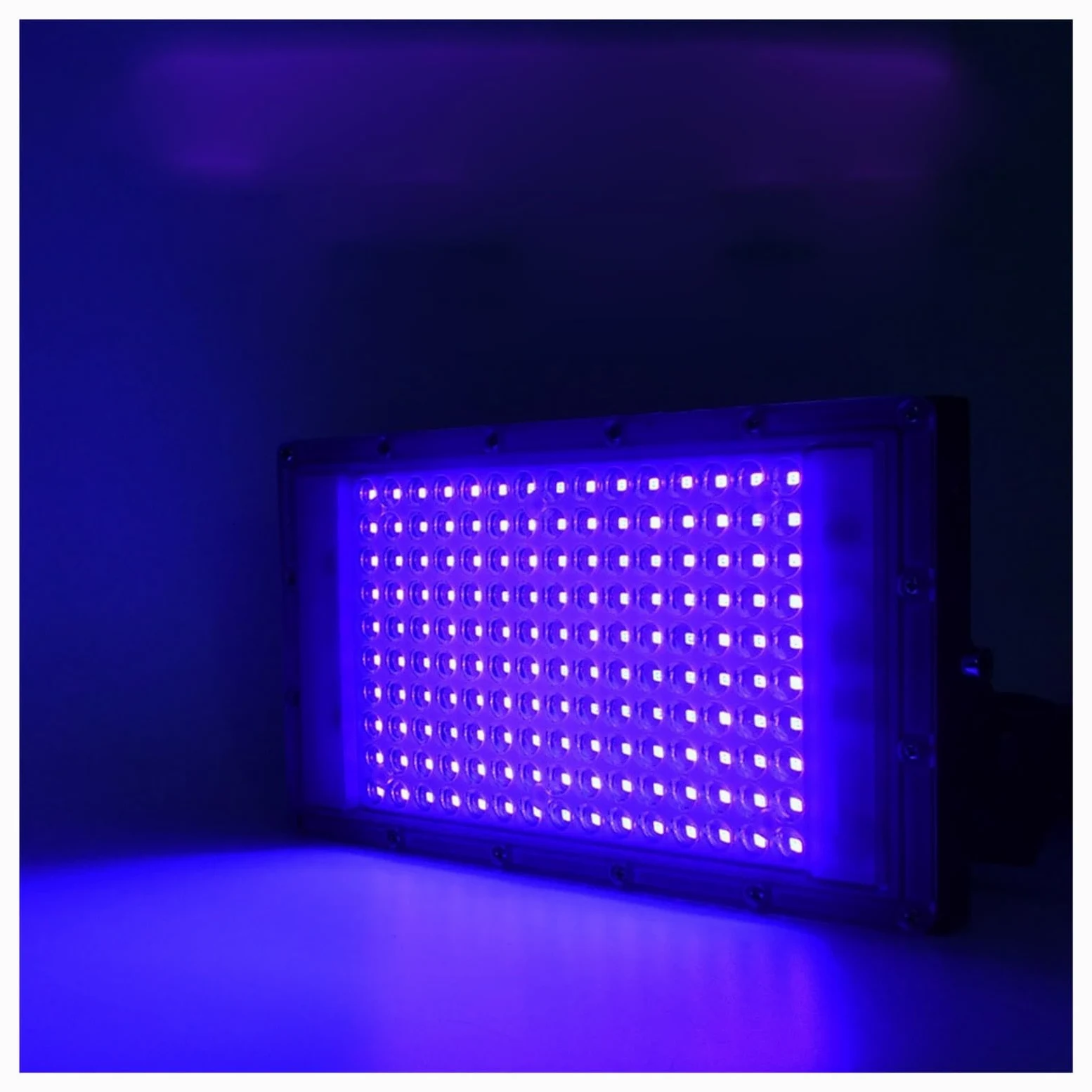 LED 100W/300W Violettlicht 365nm UV-Härtungslampe 395nm Fluoreszenz-Detektionslampe Schattenlose Klebstoff-UV-Härtungslampe Grünes Ölharz(405nm,200W)