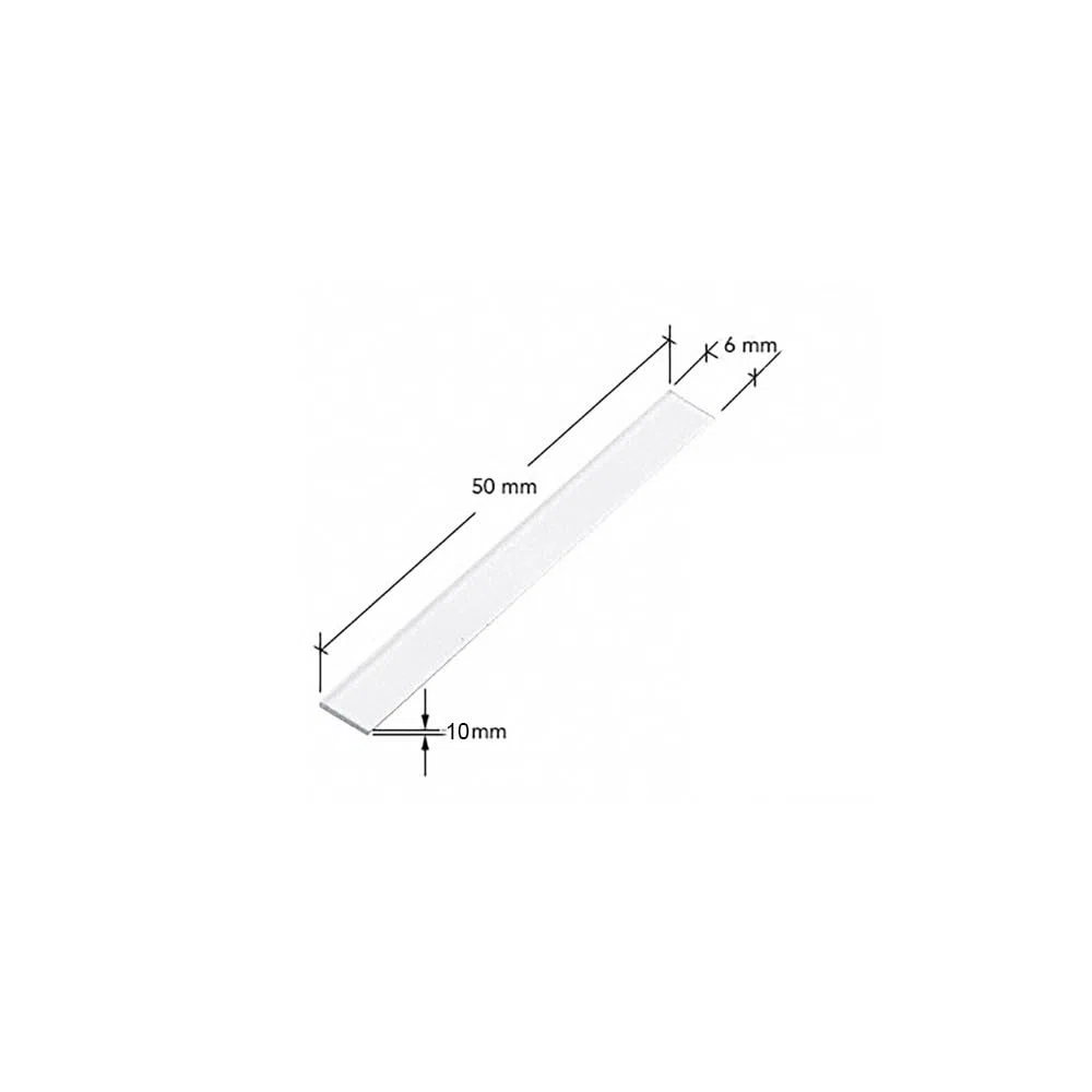 PVC Unterlegklötzer für Duschwand in 10 mm für Glasdusche Glas Unterlage