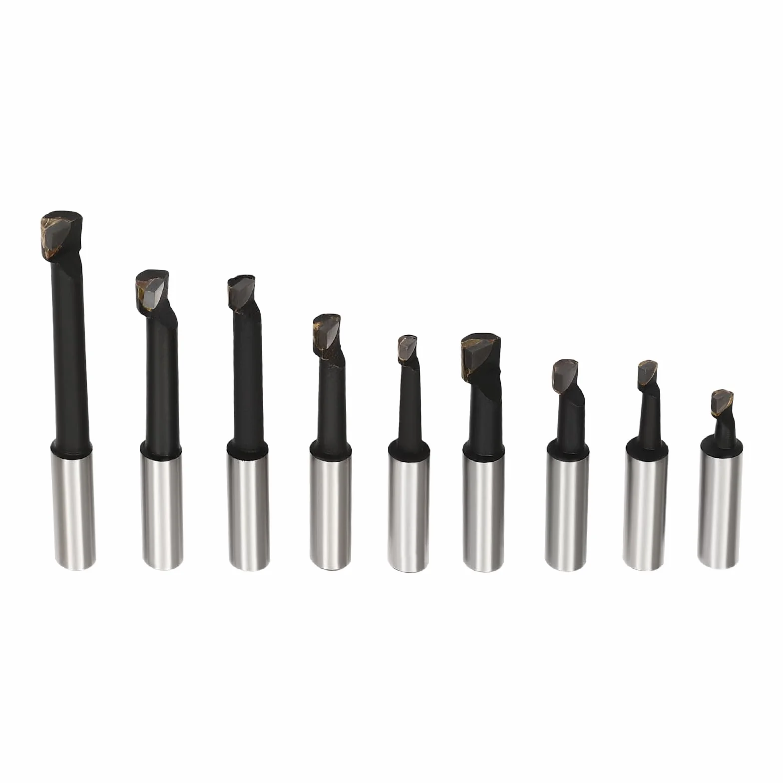 Bohrstange Set,MT2 -M10 F1-12 50mm Bohrkopf mit 9 Stück 12mm Bohrstangen Fräsmaschine Zubehör