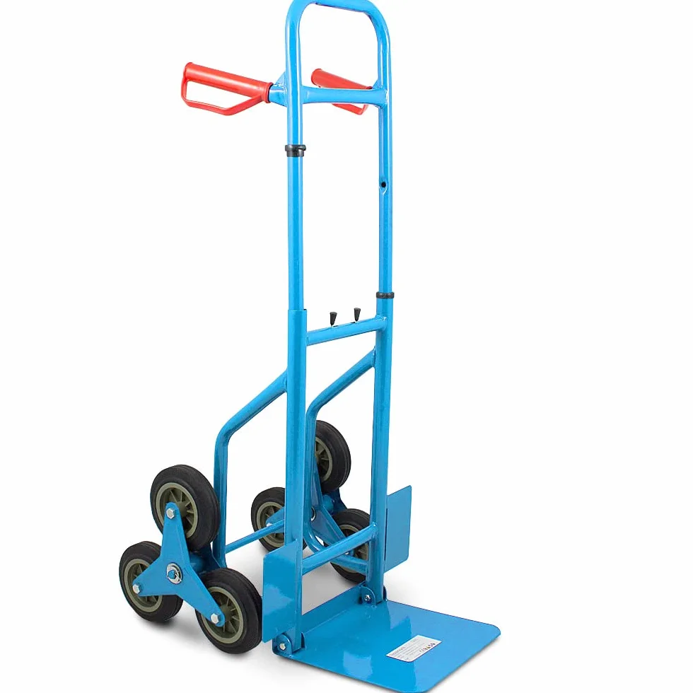 Bituxx Treppenkarre Sackkarre Treppe Treppensackkarre 200kg Treppensteiger Stapelkarre Klappbar Hartreifen