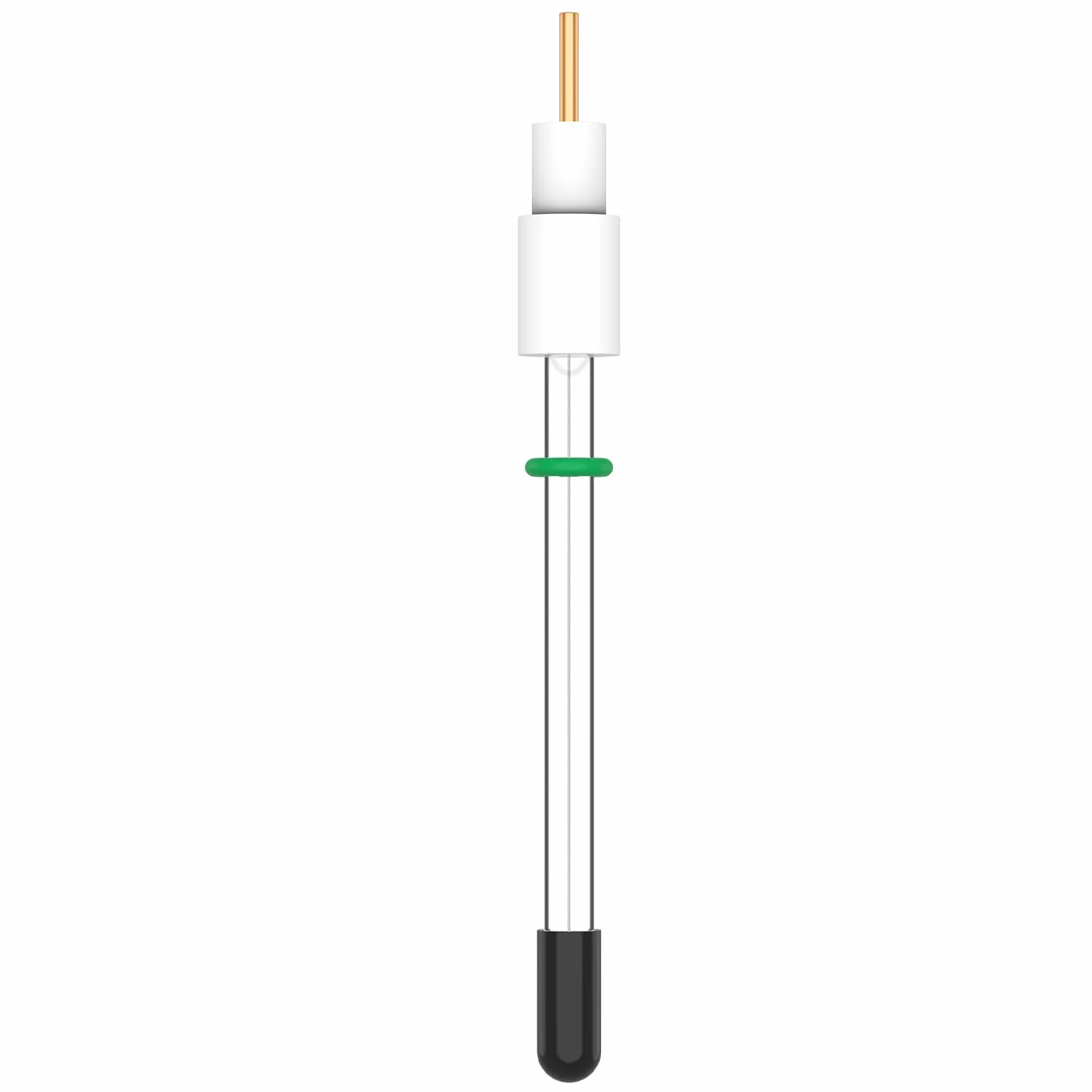 stonylab Silberchlorid-Referenzelektrode, Ag/AgCl Referenzelektrode, 6 x 65 mm Länge, Neutrale Elektrode für die meisten Elektrolysezellen