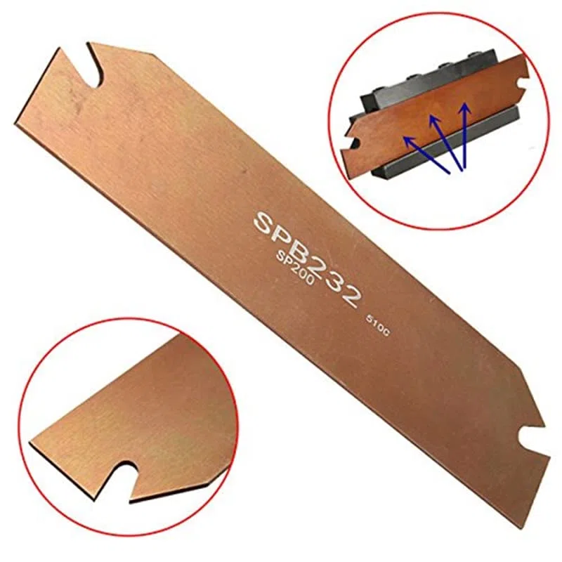HADJIN SPB32-2 SPB32-3 SPB32-4 SPB26-2 SPB26-3 SPB26-4 +10 STÜCKE Einstecheinsätze SP200 SP300 SP400 Hartmetalleinsatz CNC SPB Schneidwerkzeug (Size : SPB26-2(SPB226), Color : SP200 NC3030)