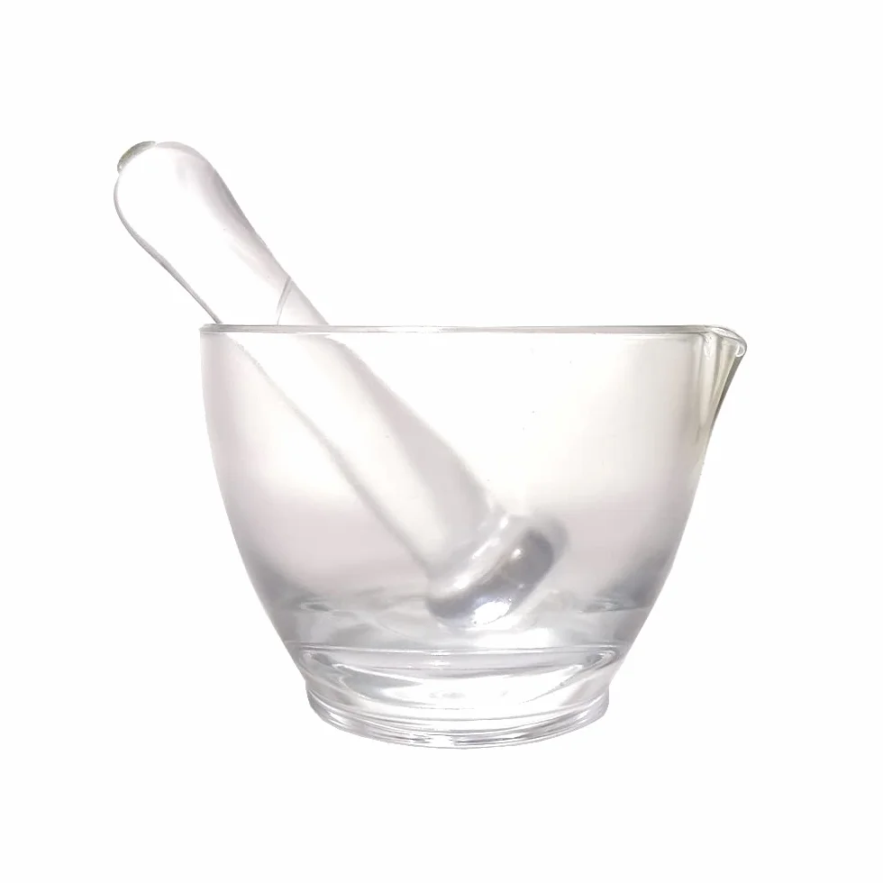 KENZIUM - Mörser mit Pistill | 500 ml | Glas | Ideal für Laboratorien
