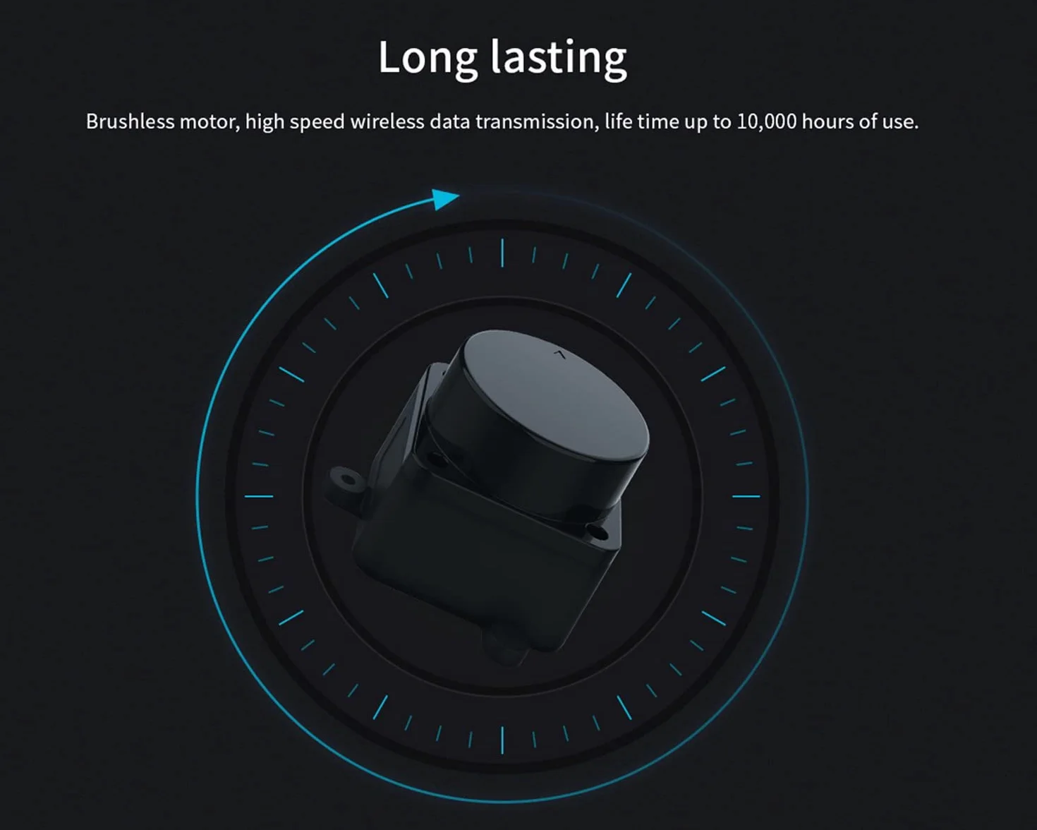 InnoMaker DTOF LiDAR Time-of-Flight Lidar STL-19P, 360-Grad omnidirektionale Laserabtastung, Blendfreie 60000 Lux, 5000 Hz Messfrequenz, 12 m Reichweitenradius, Unterstützt ROS/ROS2