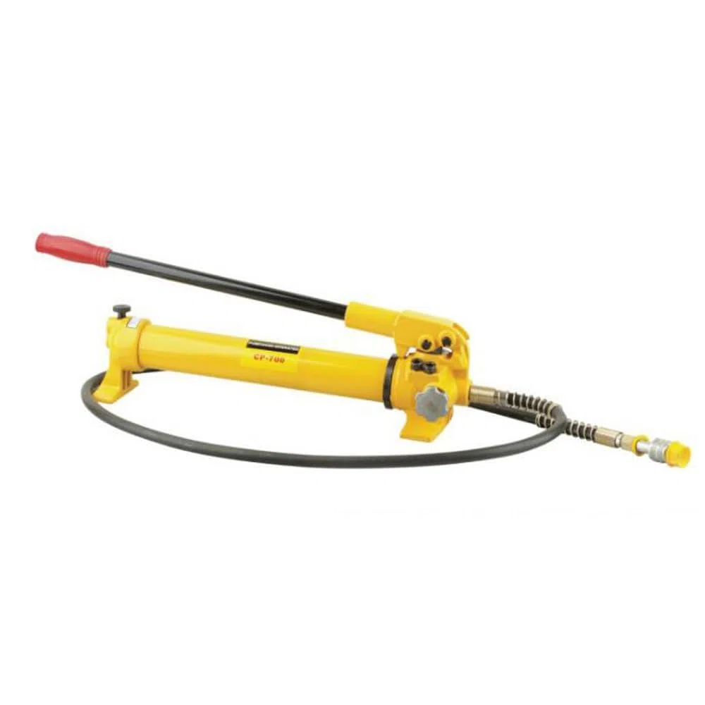 CP-700 Handhydraulikpumpe Werkzeug, 2-stufiger Kolbenzylinder 10K PSI Pumpe, geeignet für 4-ton 10-ton Hydraulikzylinder und andere hydraulische Anwendungen