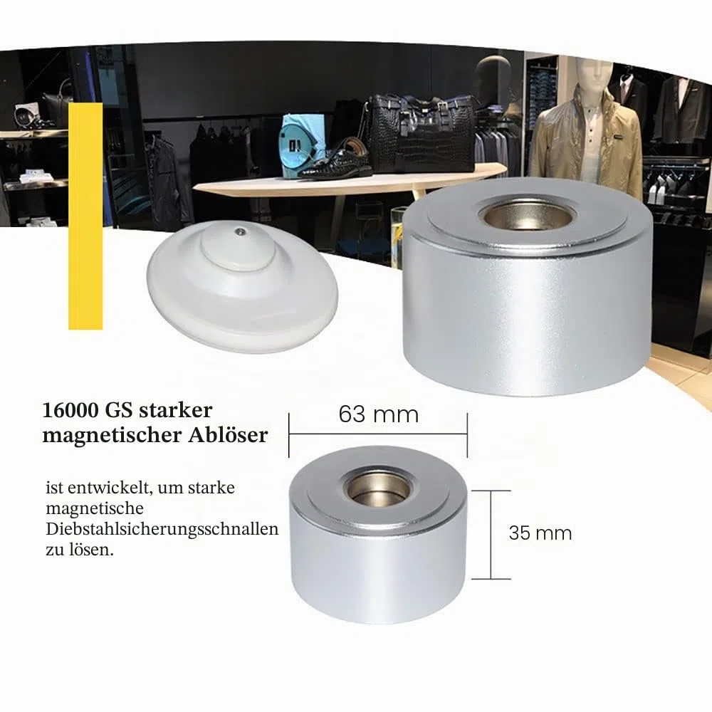 AOMAG 16000GS EAS Detacher Magnetischer Sicherheits-Tag-Entferner für Einzelhandel Supermarkt Kasse
