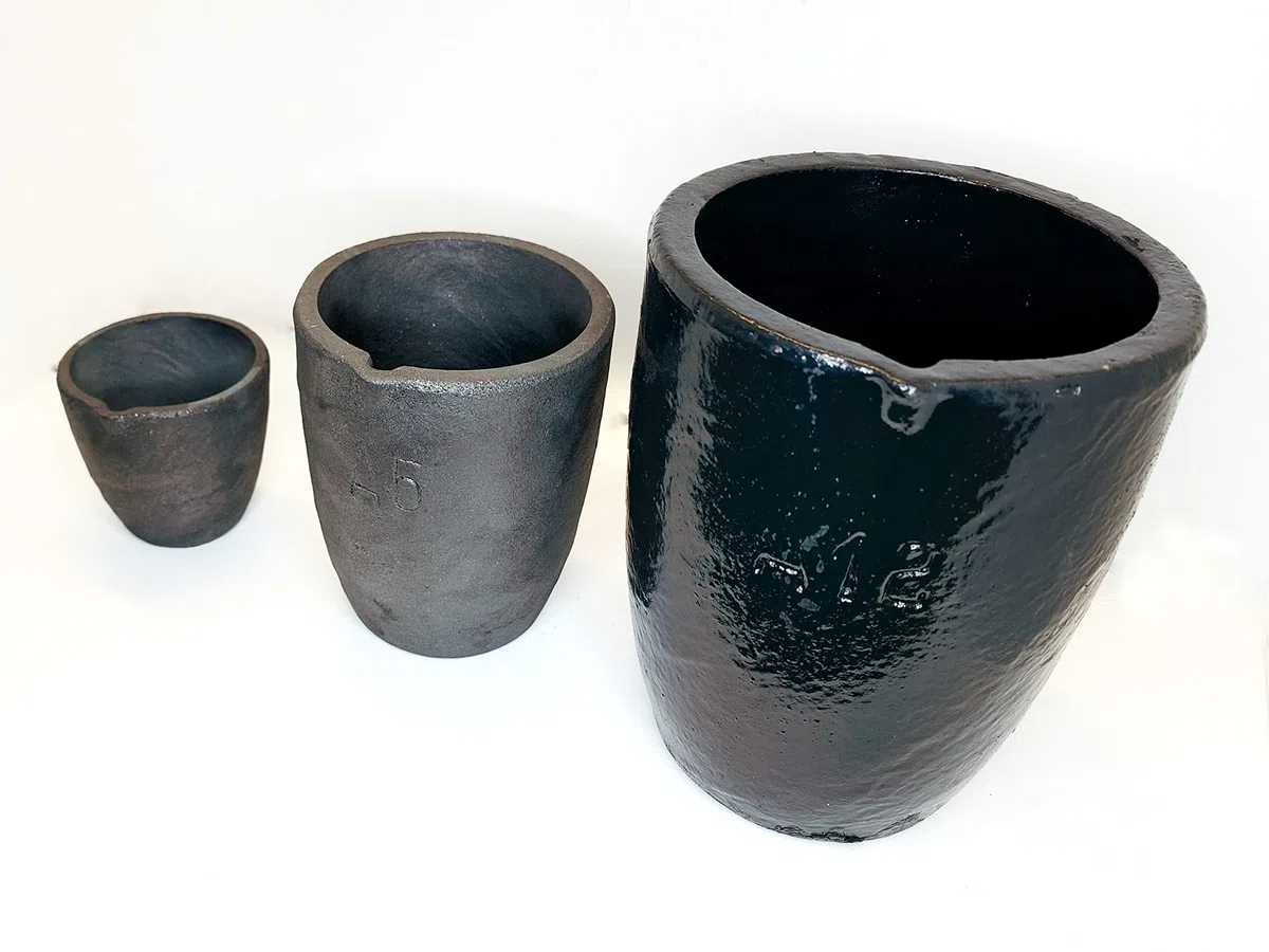 Grafit Tiegel Schmelztiegel für Metallguss Made in Germany verschiedene Größen (A5, 650cm^3)