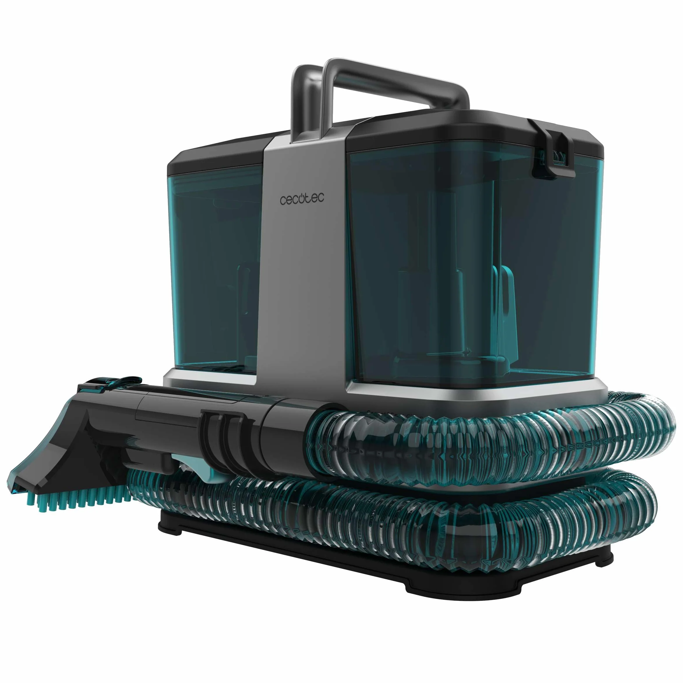 Cecotec Teppichreiniger und Staubsauger mit Kabel Conga 2000 Carpet&Spot Clean Compact. 330 W Leistung, kompaktes Design, 2 Tanks mit 800 ml und 500 ml, Sprühdüs