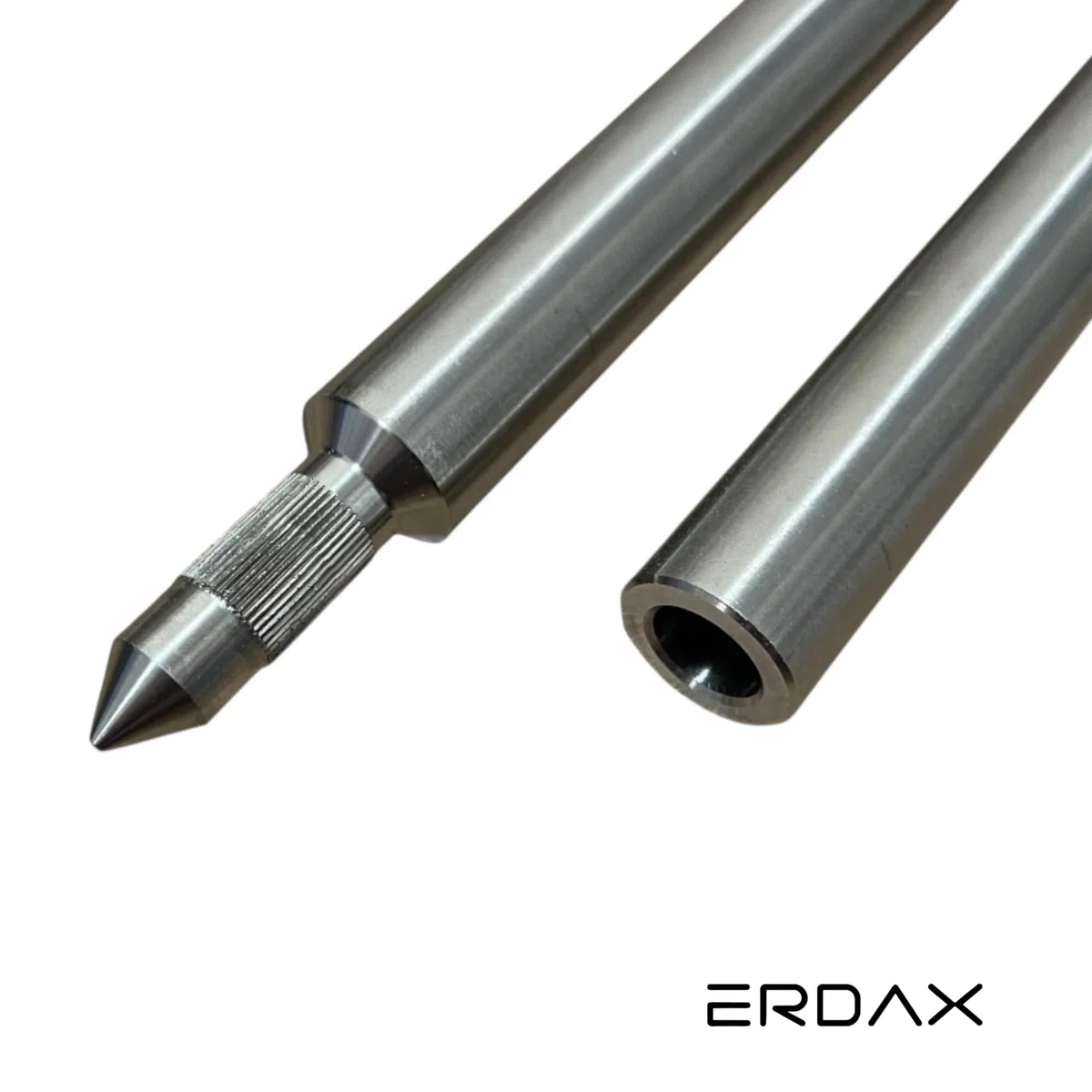 Tiefenerder V4A Set 3x 1,5m - Erdungsstangen 20mm Durchmesser aus Edelstahl + Kreuzerder Klemme - Erdungsstab für Erdungskabel PV Anlage Staberder Erdungsspiess 1,5m Erdung Komplettset