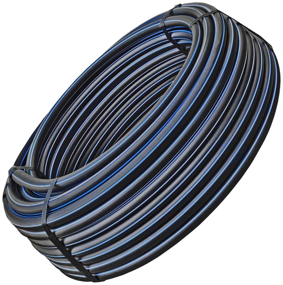 MegaHaustechnik PE Rohr 25mm Rohr-Außendurchmesser x Länge 50 Meter Rolle, Druck PN 12,5 Bar, Trinkwasser geeignet, für PP Klemmverbinder Fitting Wasserleitung Verlegerohr Kunststoffrohr