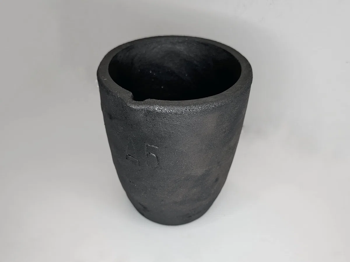 Grafit Tiegel Schmelztiegel für Metallguss Made in Germany verschiedene Größen (A5, 650cm^3)