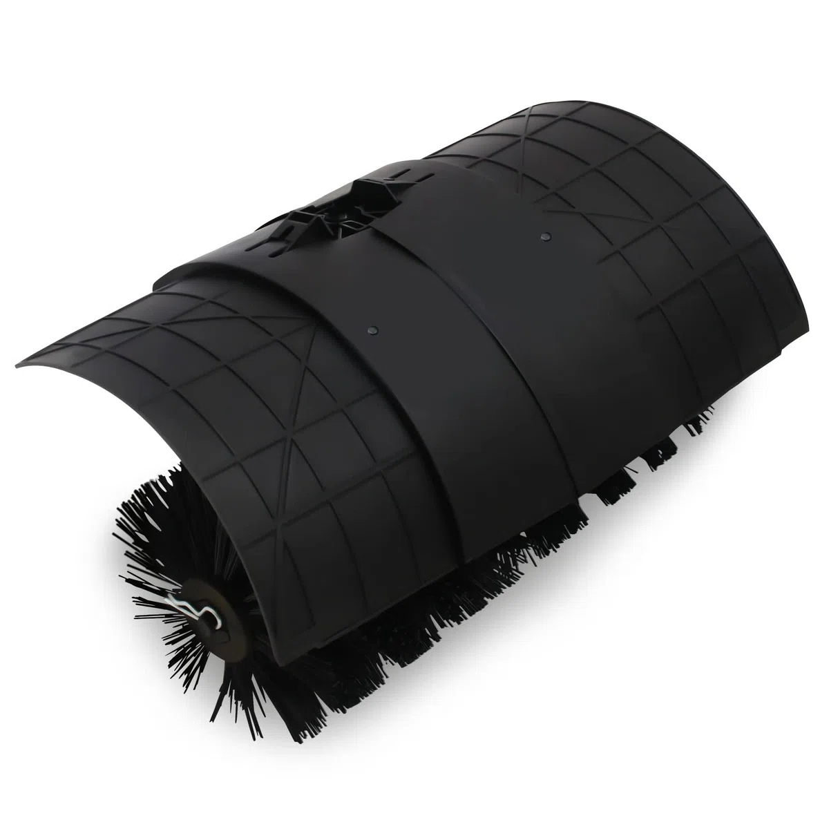 Nylonbürste für Motorbesen, Kehrmaschine Benzin, 58 cm Kehrbreite, Nylon Bürste + PP-Schutzschild, 9-Zahn Innenwelle