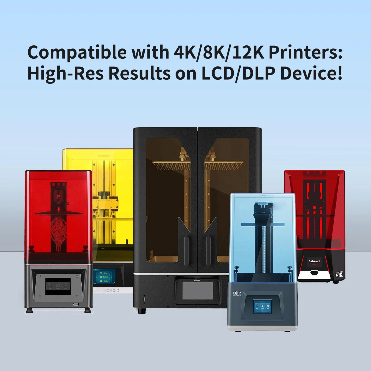Siraya Tech Fast ABS-Like Resin 3D Drucker, Bruchfest, Hochpräzise, Standard-Photopolymer 405Nm UV-Härtend Für LCD/DLP 3D-Druck (Grau, 2kg)
