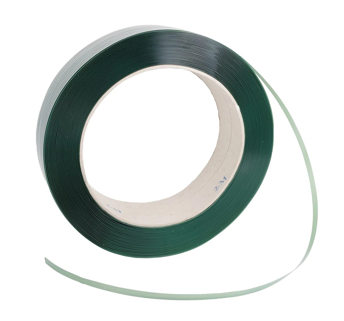 PET-Umreifungsband | Breite: 12,5mm | Dicke: 0,60mm | Länge: 2500mtr | Kerndurchmesser: 406mm | Zugfestigkeit: 280KG | Pro 1 Rolle | 031.0300 | Hergestellt aus 100% recycelten Rohstoffen
