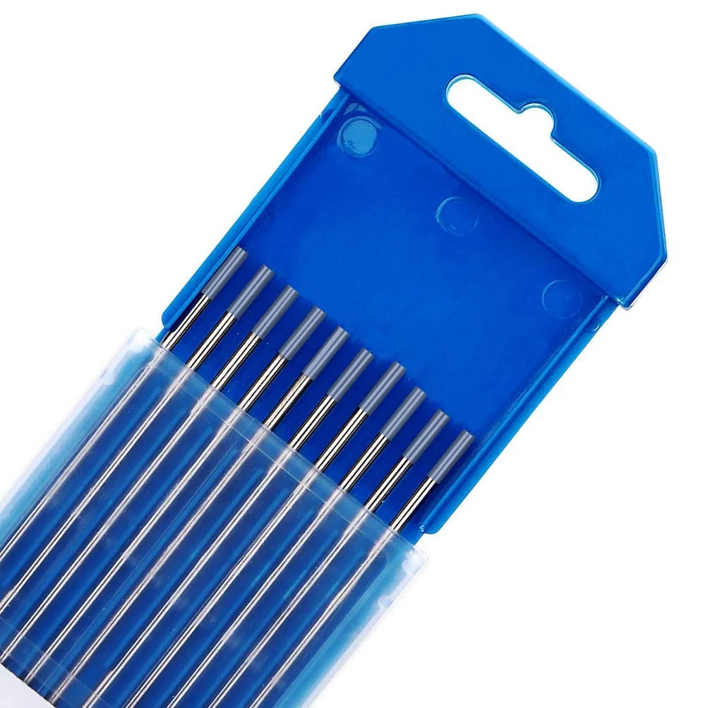 TEN-HIGH WIG Wolfram Elektrode WC-20 2,4 x 150mm 10x Wolframnadeln für WIG Schweißen, Grau