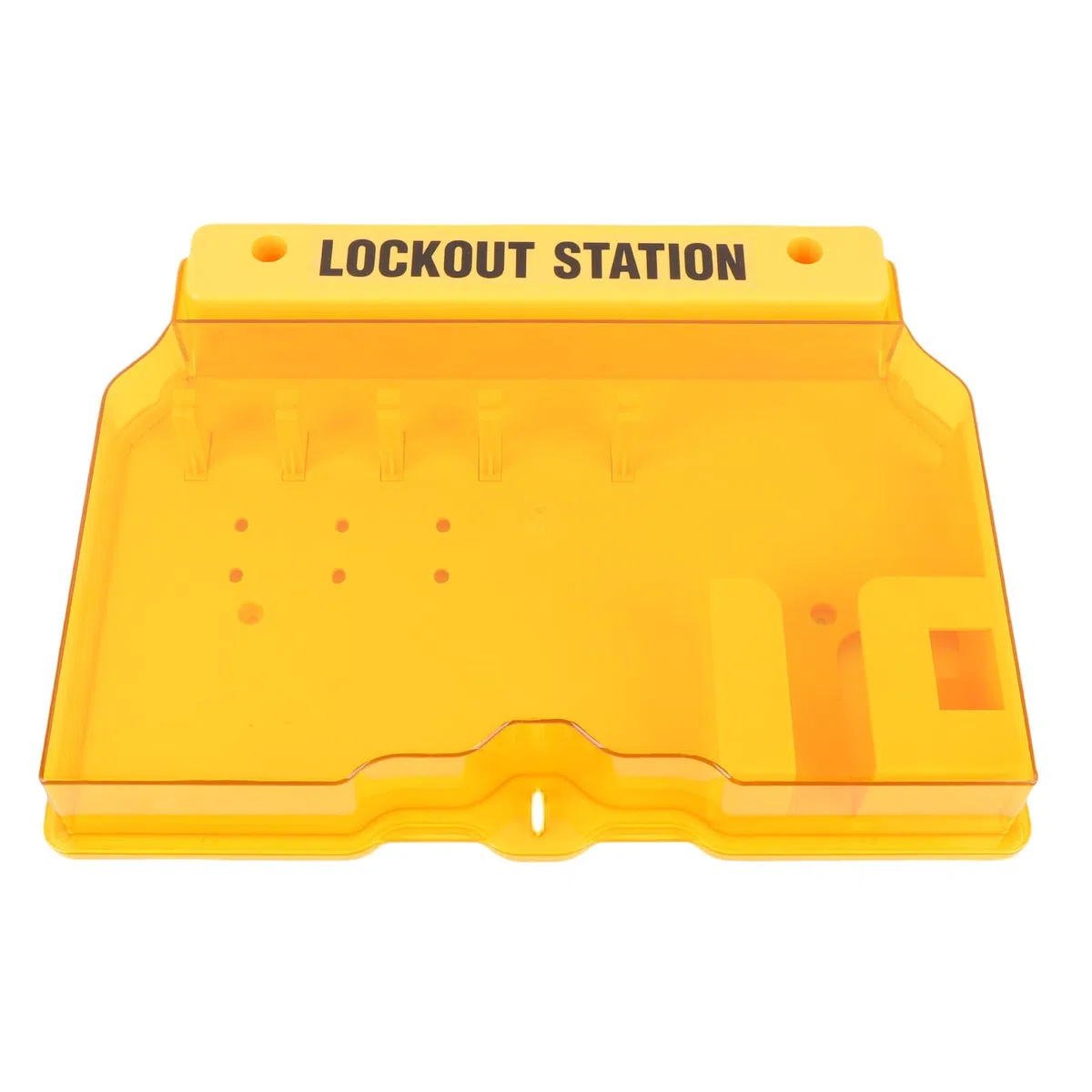 Lockout Tagout Station, Lockout Tag Out Kit Board mit 2 Haspen und 10, transparente Abdeckung Wandmontage Lockout Sicherheitsversorgung