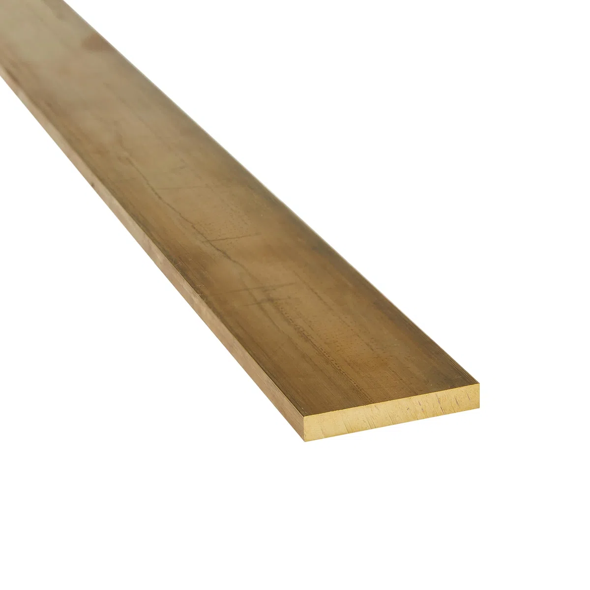 Messing Flachstange Messing Brass flat plain 20 x 10 mm x 2.000 mm +-5 mm