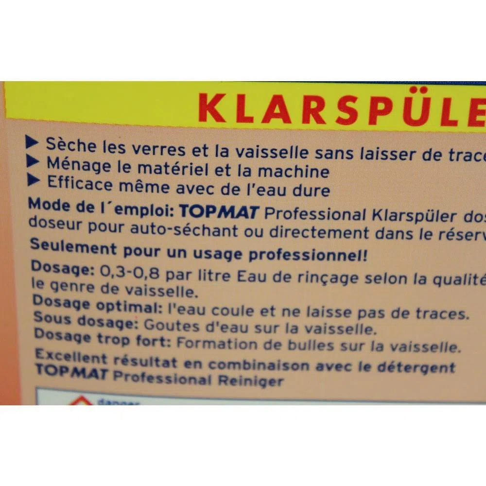 Professional Klarspüler (10 Liter Kanister)