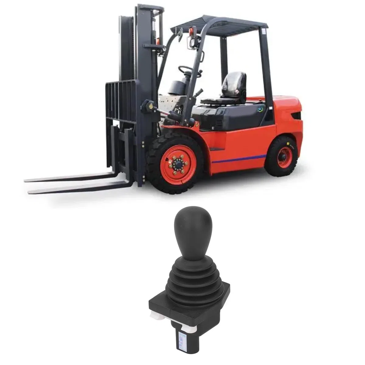 Gabelstapler Joystick, Steuergerät Joystick Steuerung, Stapler Steuerung Zentraler Joystick Steuerung Kreuz Hebel, Joystick Controller Griff 7919040015 für E25 E25S E30S 1276