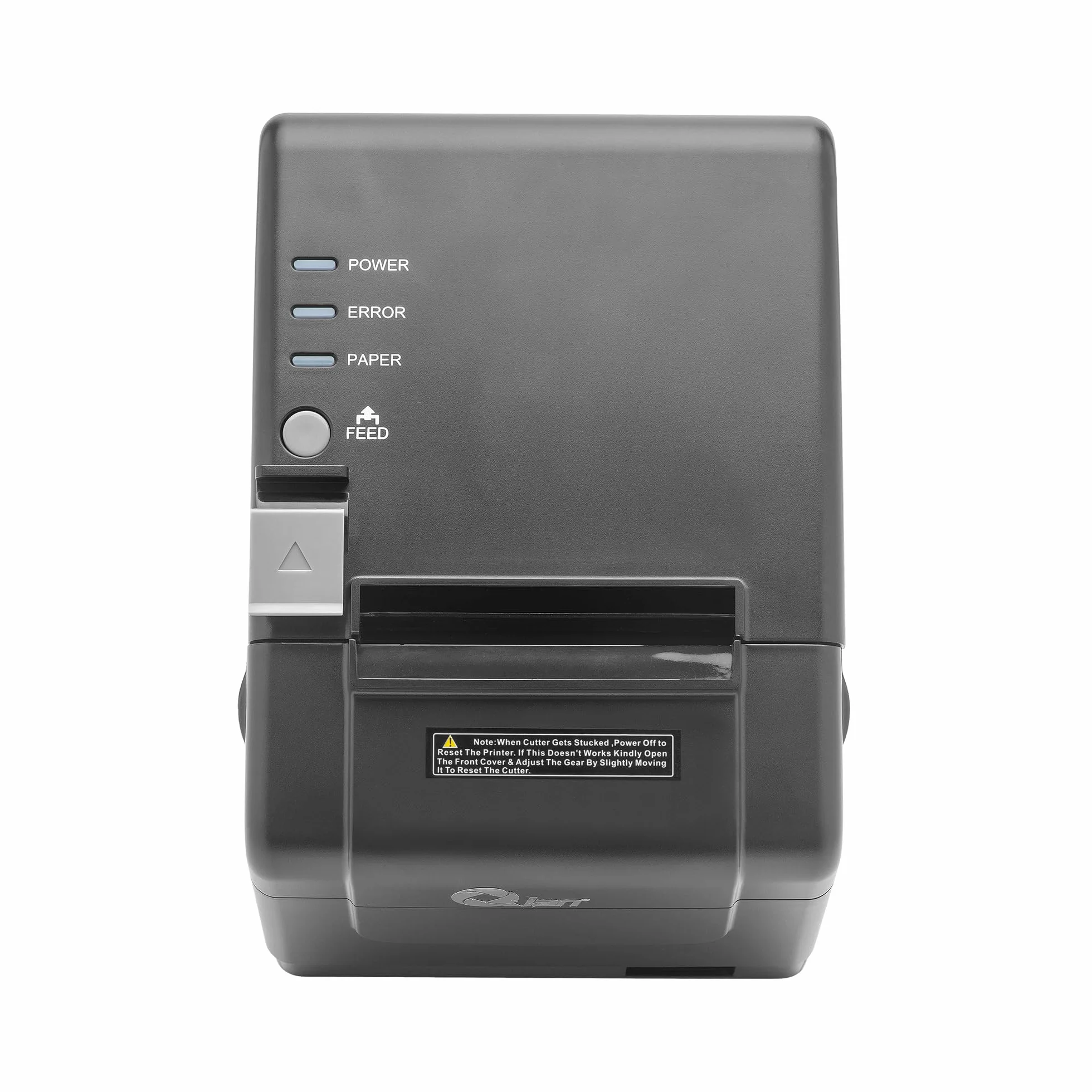 QIAN Anjet80 80mm Thermo-Belegdrucker TPV POS Automatischer Schnitt ESC/POS | Geschwindigkeit 160 mm/s | Treiber Windows | Bluetooth, USB, Ethernet (Schwarz)