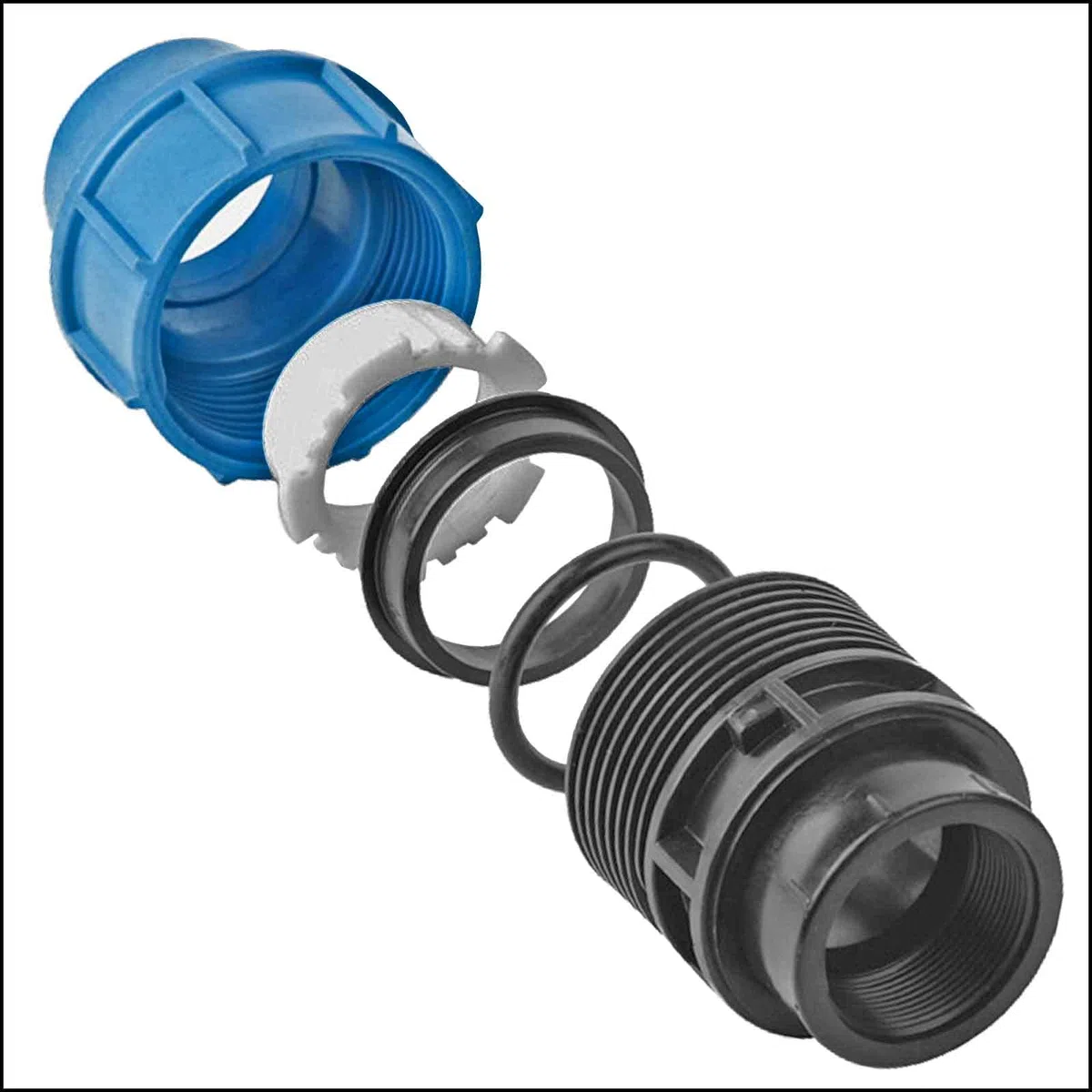 MegaHaustechnik PE Rohr 25mm Rohr-Außendurchmesser x Länge 50 Meter Rolle, Druck PN 12,5 Bar, Trinkwasser geeignet, für PP Klemmverbinder Fitting Wasserleitung Verlegerohr Kunststoffrohr