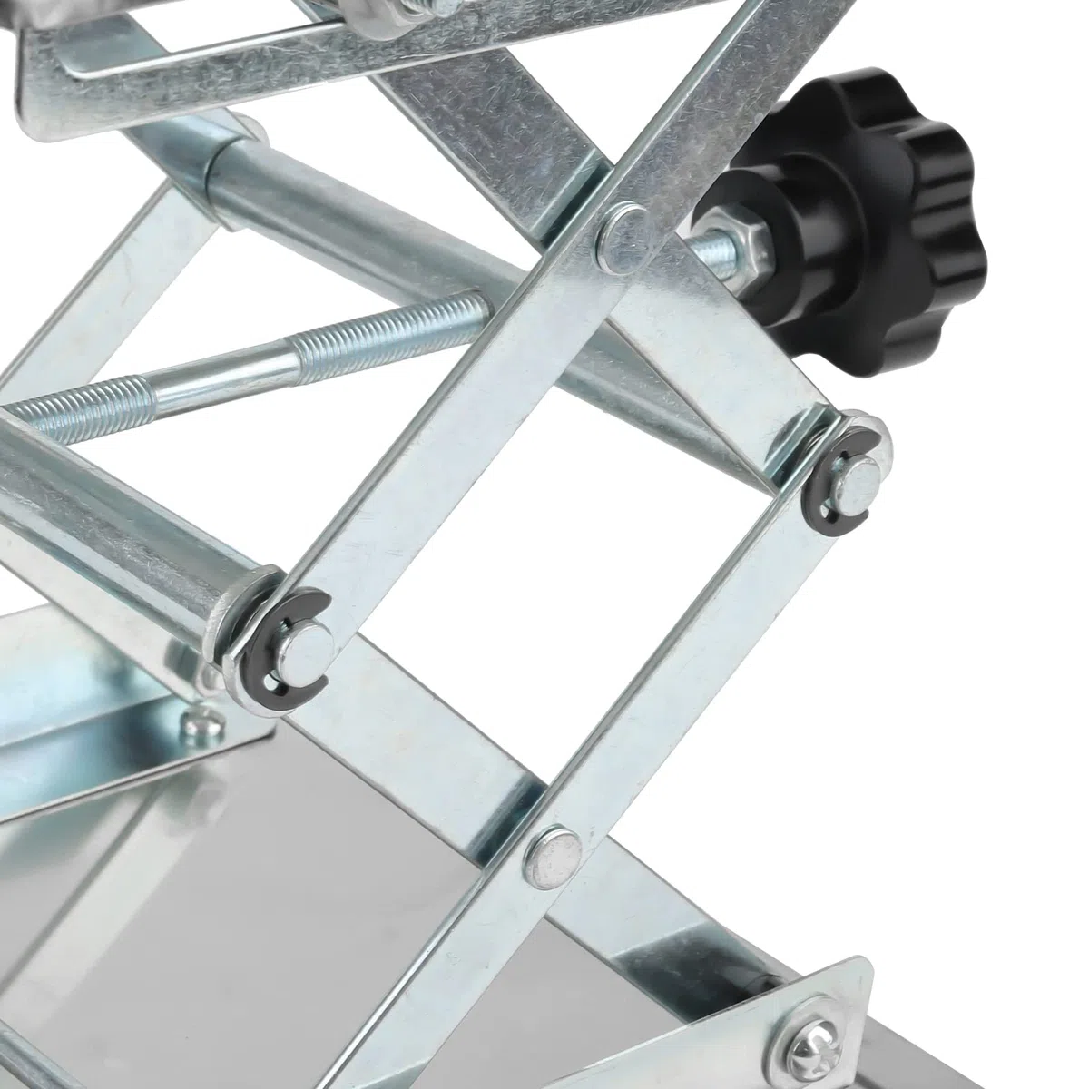 200 x 200 mm Laborscherenwagenheber, Laborwagenständer, Scherenhebebühne Hebebühne Höhe von 85 mm bis 280 mm, 1,5 kg