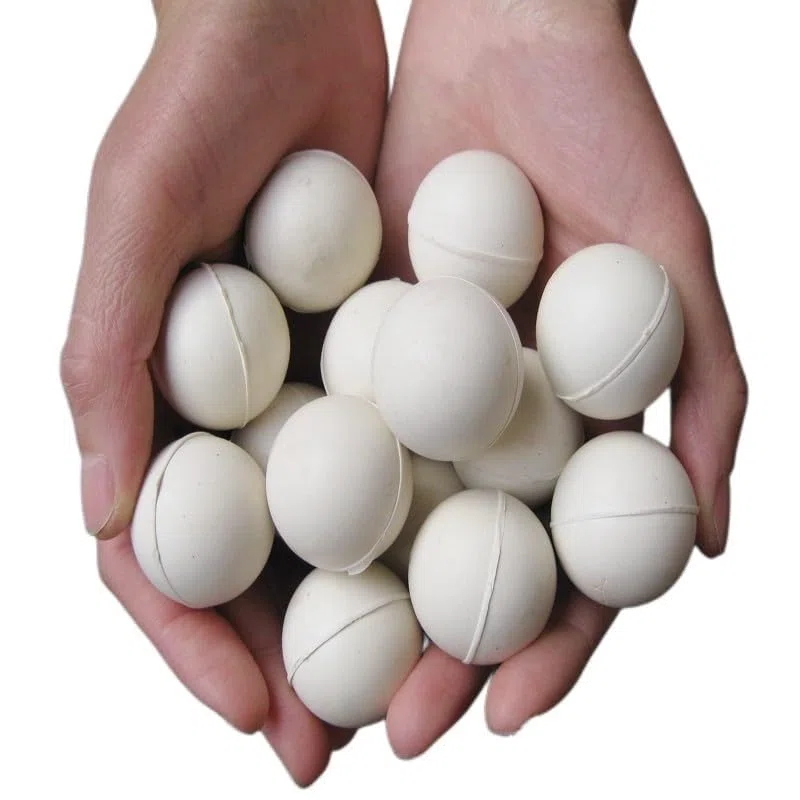 Gummiball for Sieb, weißer Vollgummiball, elastischer Ball for Reinigen von Sieben, 10 20 25 30 3 40 45 50 mm, 50 Stück(30mm 50pcs)