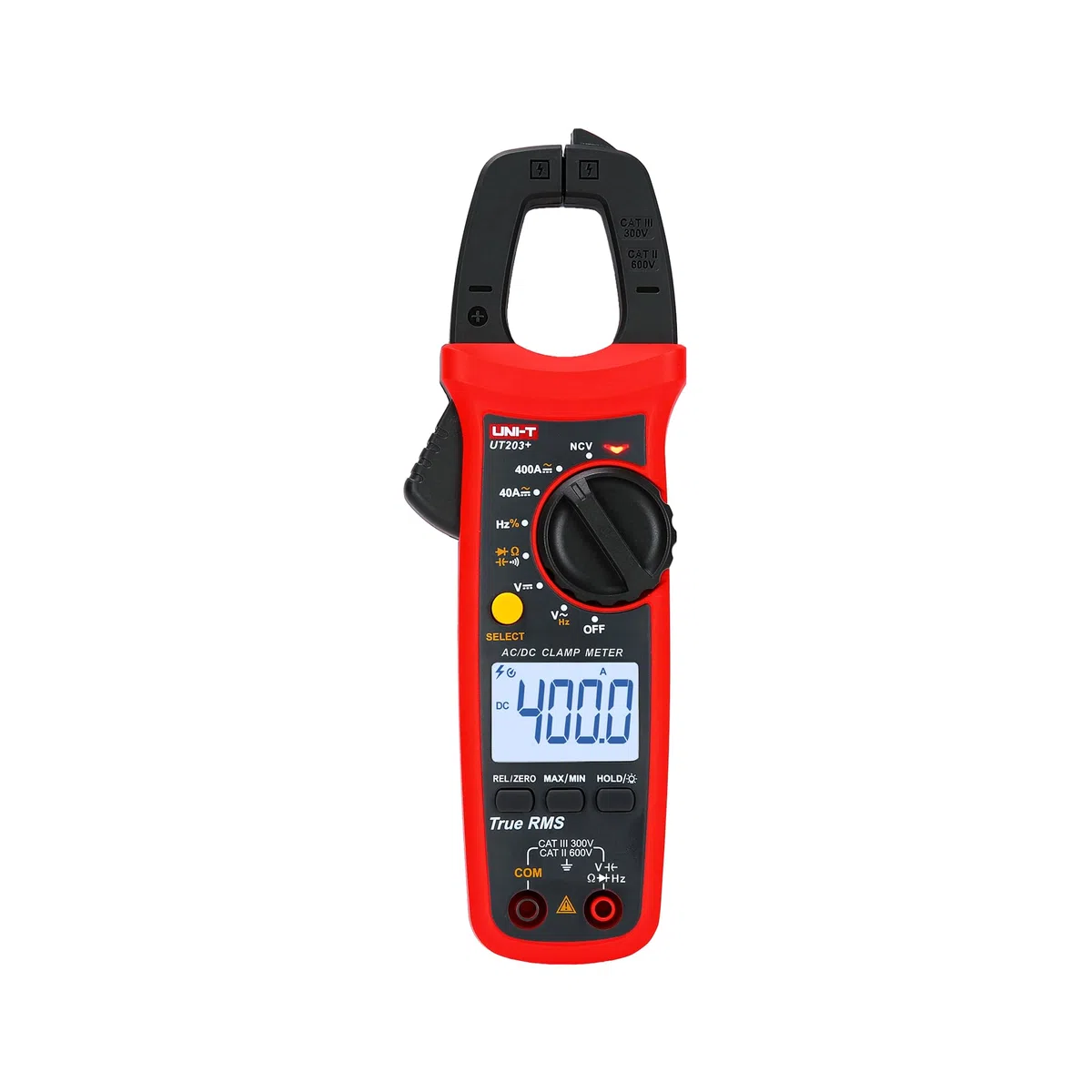 Digitaler Zangenmessgerät UNI-T UT203+/MIE0402, Spannungsmessung AC/DC, Schaltungs- und LED-Kontinuitätst