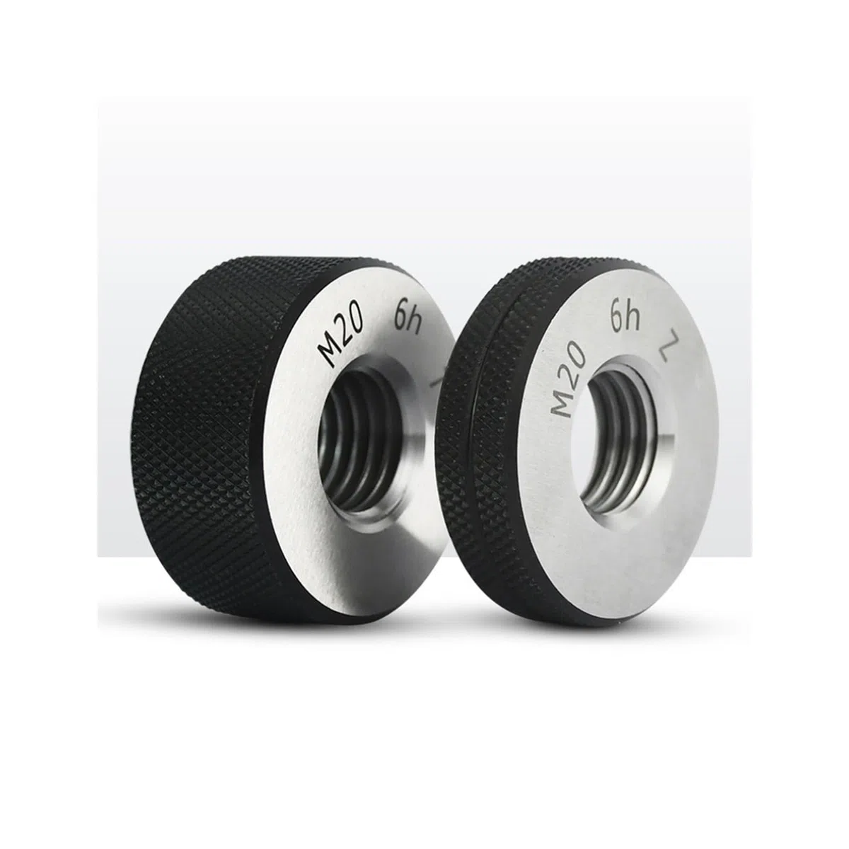Gewinderinglehre 1SET M2.5-M8 Nicht-Standard Metrische Feine Zahn Gewinde Ring Gauge 6(M6X0.5 6h)