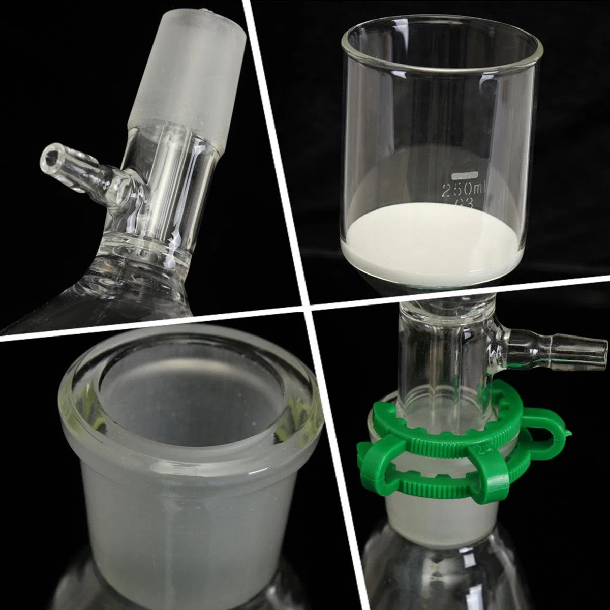 EsportsMJJ Glas Vakuum Saug Filter Kit 250Ml Buchner Trichter 1000Ml Konischer Kolben